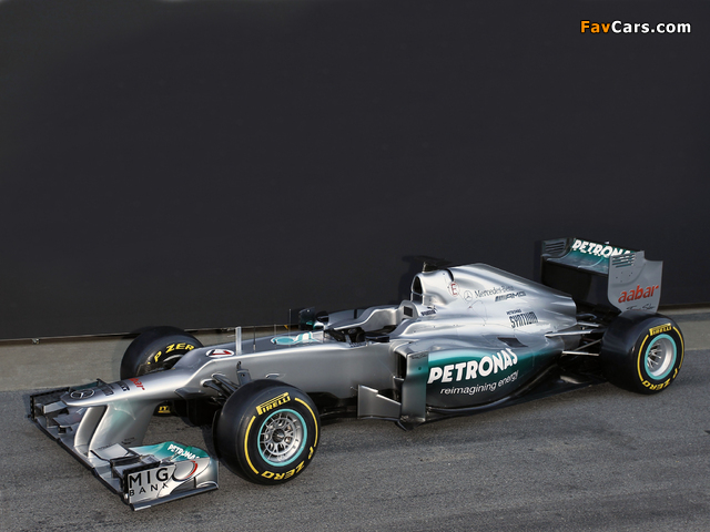 Images of Mercedes GP MGP W03 2012 (640 x 480)