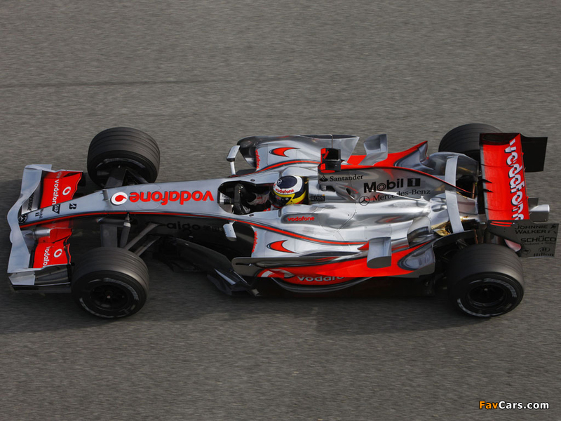 McLaren Mercedes-Benz MP4-23 2008 wallpapers (800 x 600)