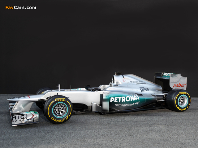 Mercedes GP MGP W03 2012 photos (640 x 480)