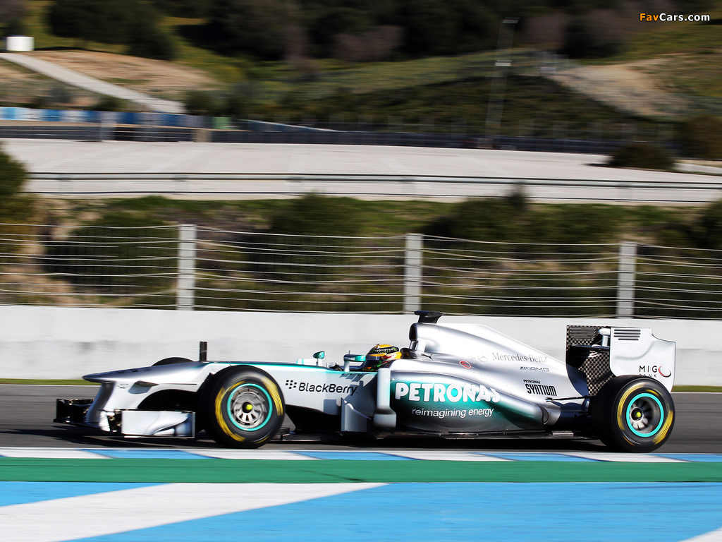 Mercedes GP MGP W04 2013 pictures (1024 x 768)