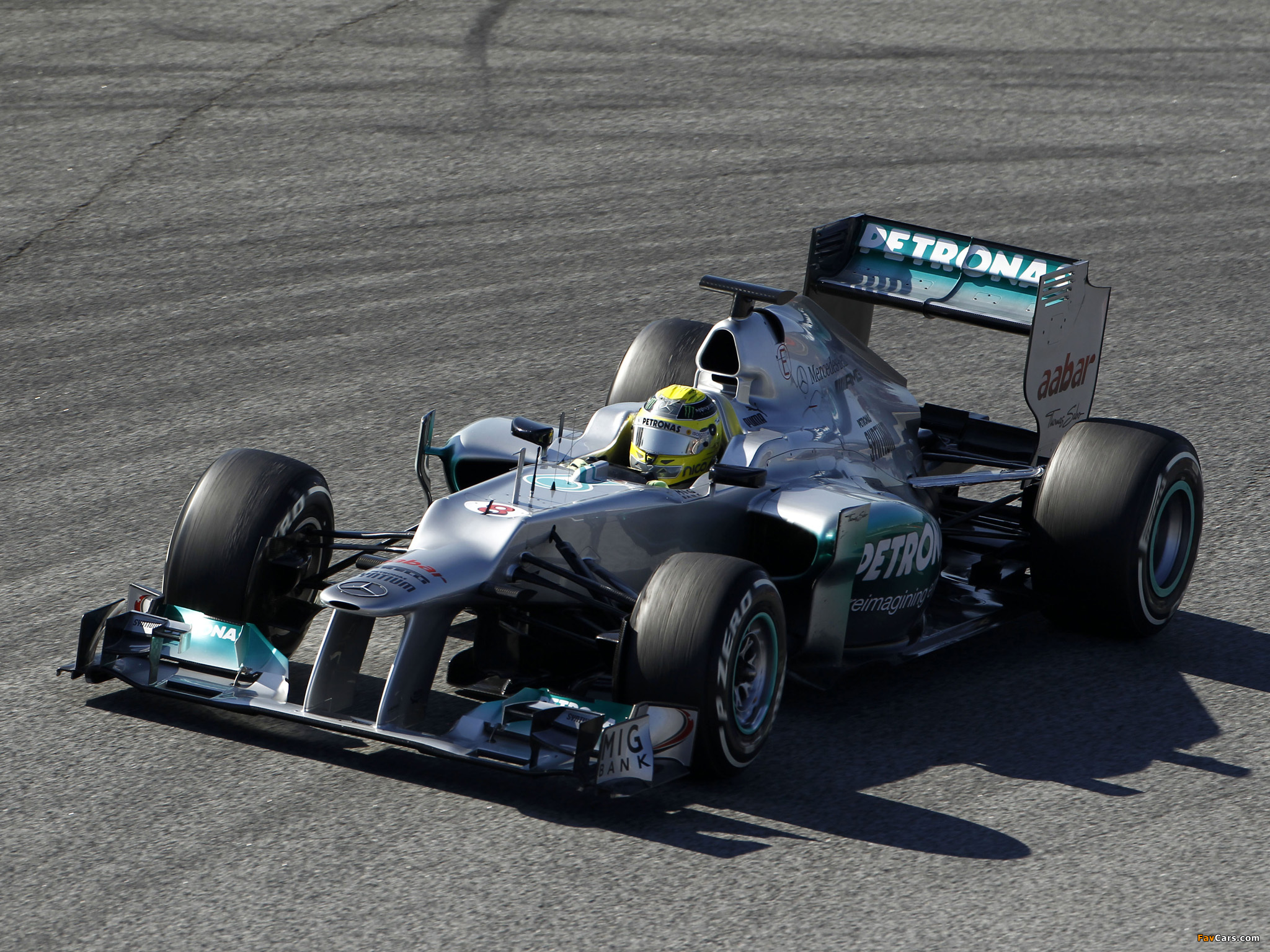 Photos of Mercedes GP MGP W03 2012 (2048 x 1536)