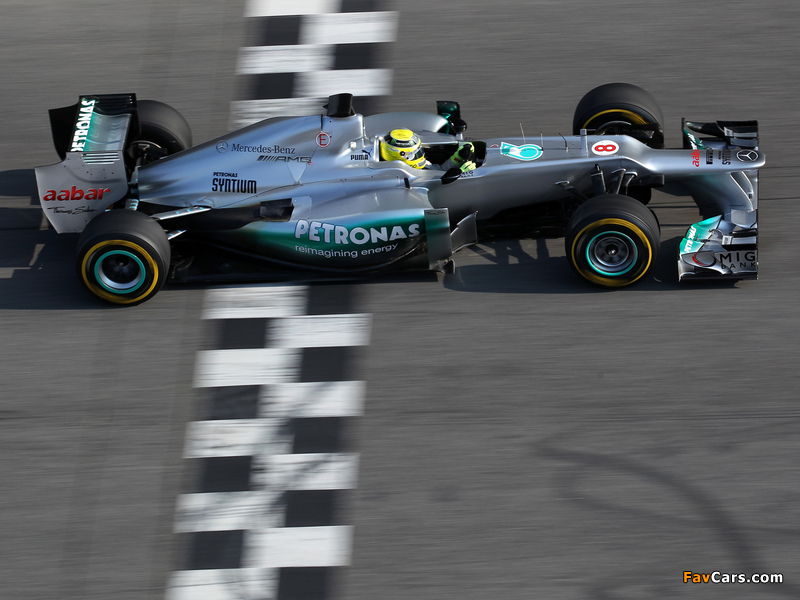 Photos of Mercedes GP MGP W03 2012 (800 x 600)