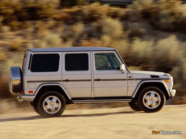 Images of Mercedes-Benz G 500 LWB US-spec (W463) 1998–2006 (640 x 480)