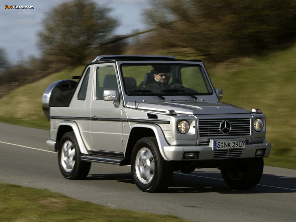 Images of Mercedes-Benz G 400 CDI Cabrio (W463) 2000–06 (1024 x 768)