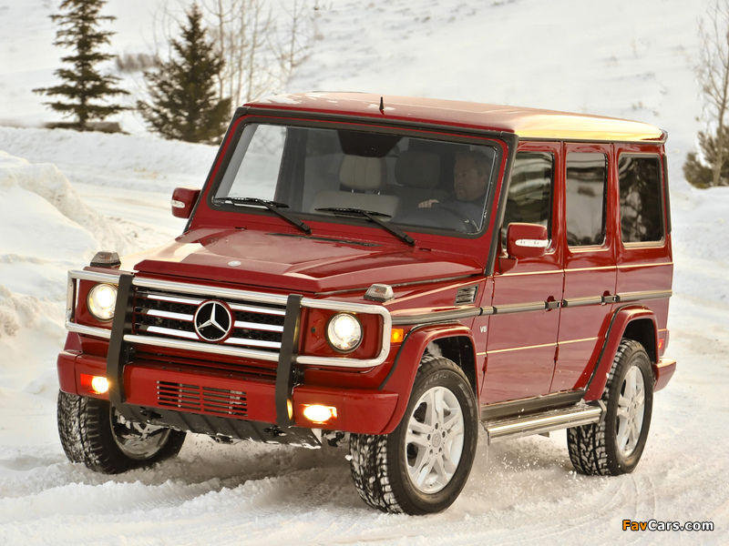 Images of Mercedes-Benz G 55 Kompressor AMG US-spec (W463) 2008–12 (800 x 600)