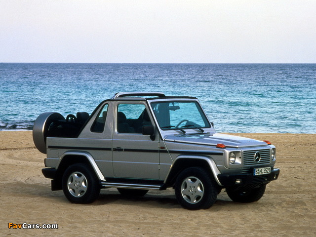 Mercedes-Benz G 320 Cabrio (W463) 1994–2000 pictures (640 x 480)