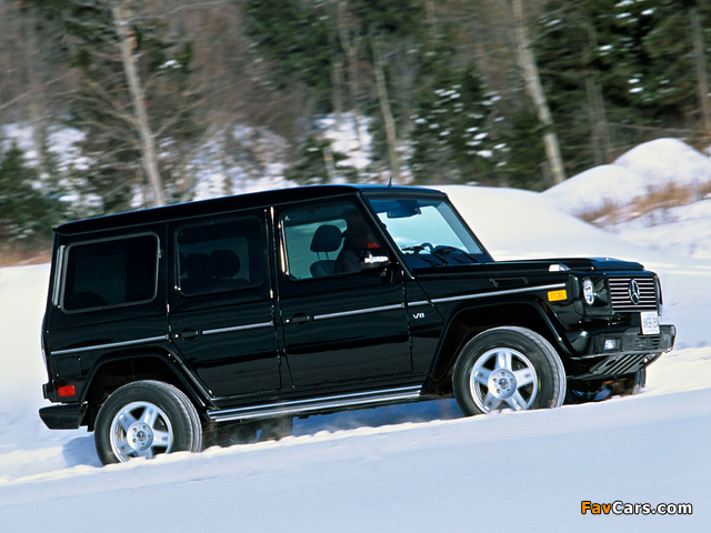 Mercedes-Benz G 500 LWB US-spec (W463) 1998–2006 photos (640 x 480)