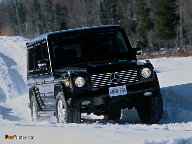 Mercedes-Benz G 500 LWB US-spec (W463) 1998–2006 wallpapers (640 x 480)