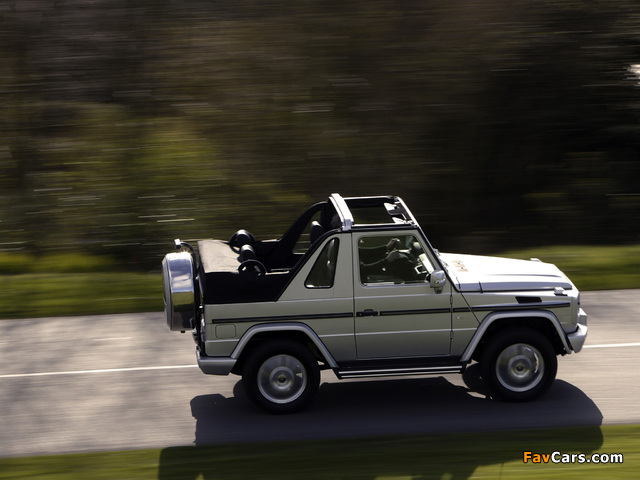 Mercedes-Benz G 400 CDI Cabrio (W463) 2000–06 images (640 x 480)