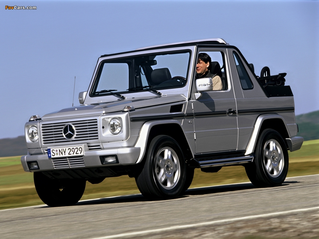 Mercedes-Benz G 400 CDI Cabrio (W463) 2000–06 wallpapers (1024 x 768)