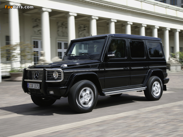 Mercedes-Benz G 500 Guard (W463) 2002–08 pictures (640 x 480)