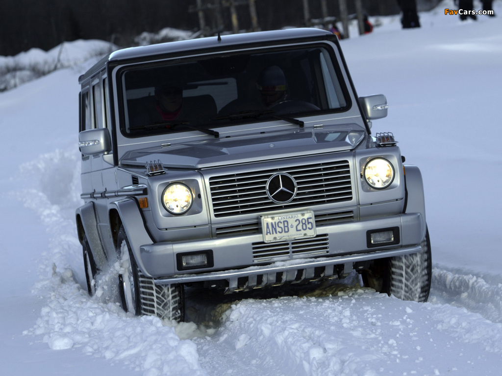 Mercedes-Benz G 55 Kompressor AMG US-spec (W463) 2004–06 photos (1024 x 768)