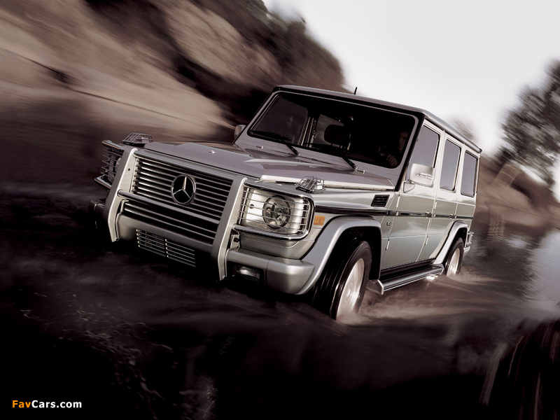 Mercedes-Benz G 55 Kompressor AMG US-spec (W463) 2004–06 pictures (800 x 600)