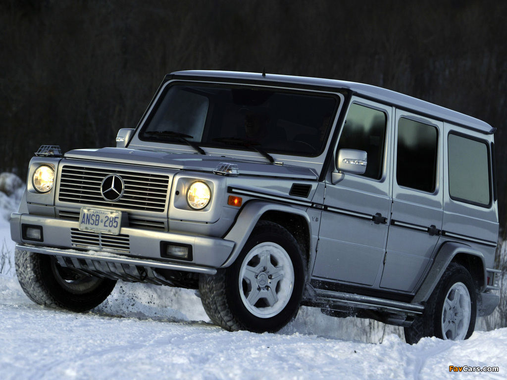 Mercedes-Benz G 55 Kompressor AMG US-spec (W463) 2004–06 wallpapers (1024 x 768)