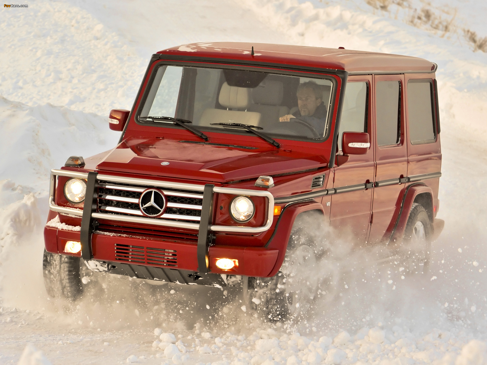 Mercedes-Benz G 55 Kompressor AMG US-spec (W463) 2008–12 images (2048 x 1536)