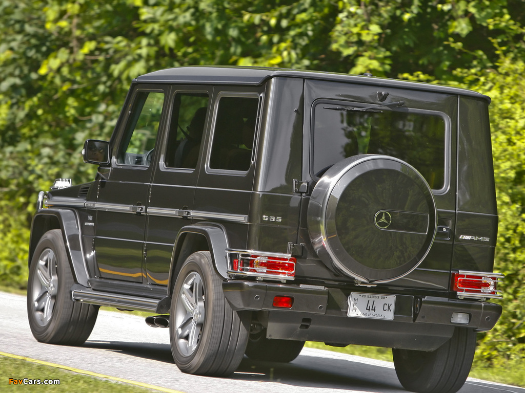 Mercedes-Benz G 55 Kompressor AMG US-spec (W463) 2008–12 images (1024 x 768)