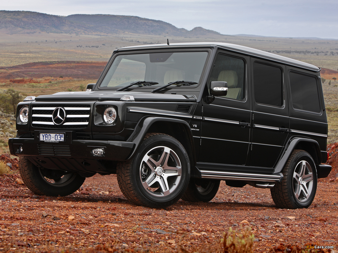 Mercedes-Benz G 55 Kompressor AMG AU-spec (W463) 2008–12 photos (1280 x 960)