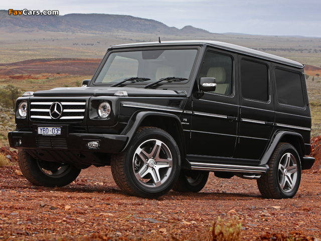 Mercedes-Benz G 55 Kompressor AMG AU-spec (W463) 2008–12 photos (640 x 480)