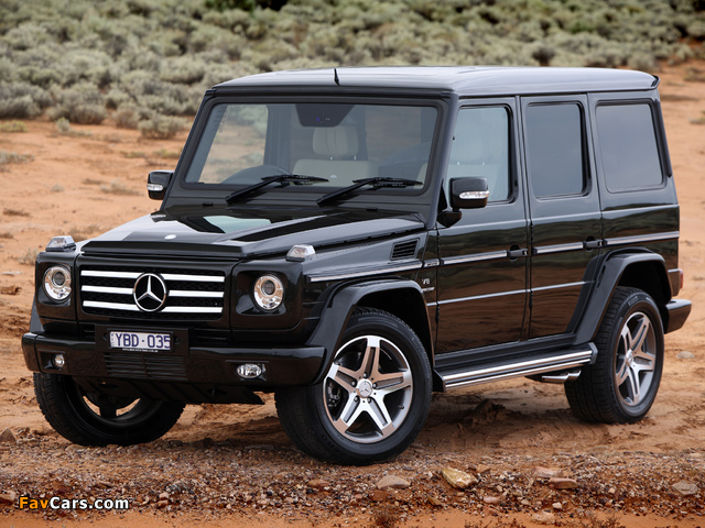 Mercedes-Benz G 55 Kompressor AMG AU-spec (W463) 2008–12 photos (640 x 480)