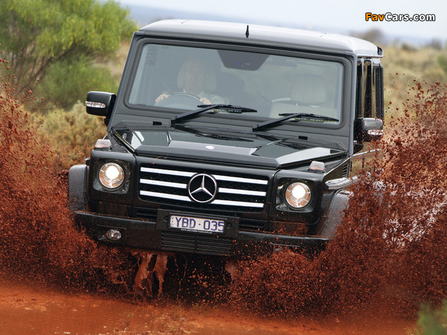 Mercedes-Benz G 55 Kompressor AMG AU-spec (W463) 2008–12 pictures (640 x 480)