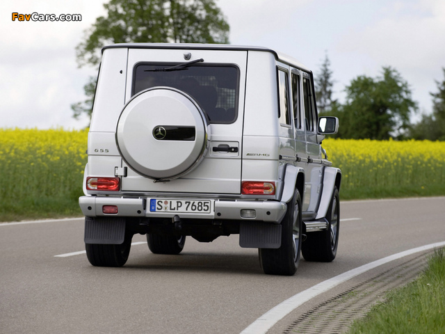 Mercedes-Benz G 55 Kompressor AMG (W463) 2008–12 wallpapers (640 x 480)