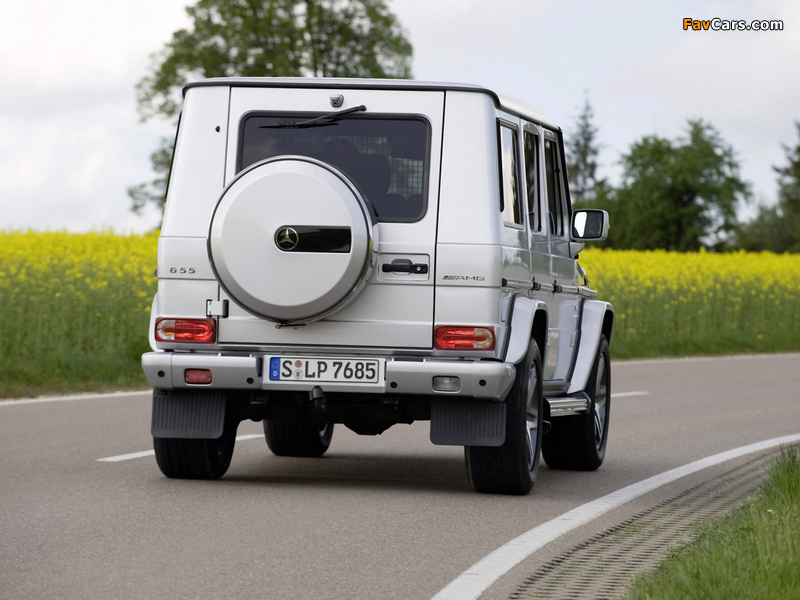 Mercedes-Benz G 55 Kompressor AMG (W463) 2008–12 wallpapers (800 x 600)