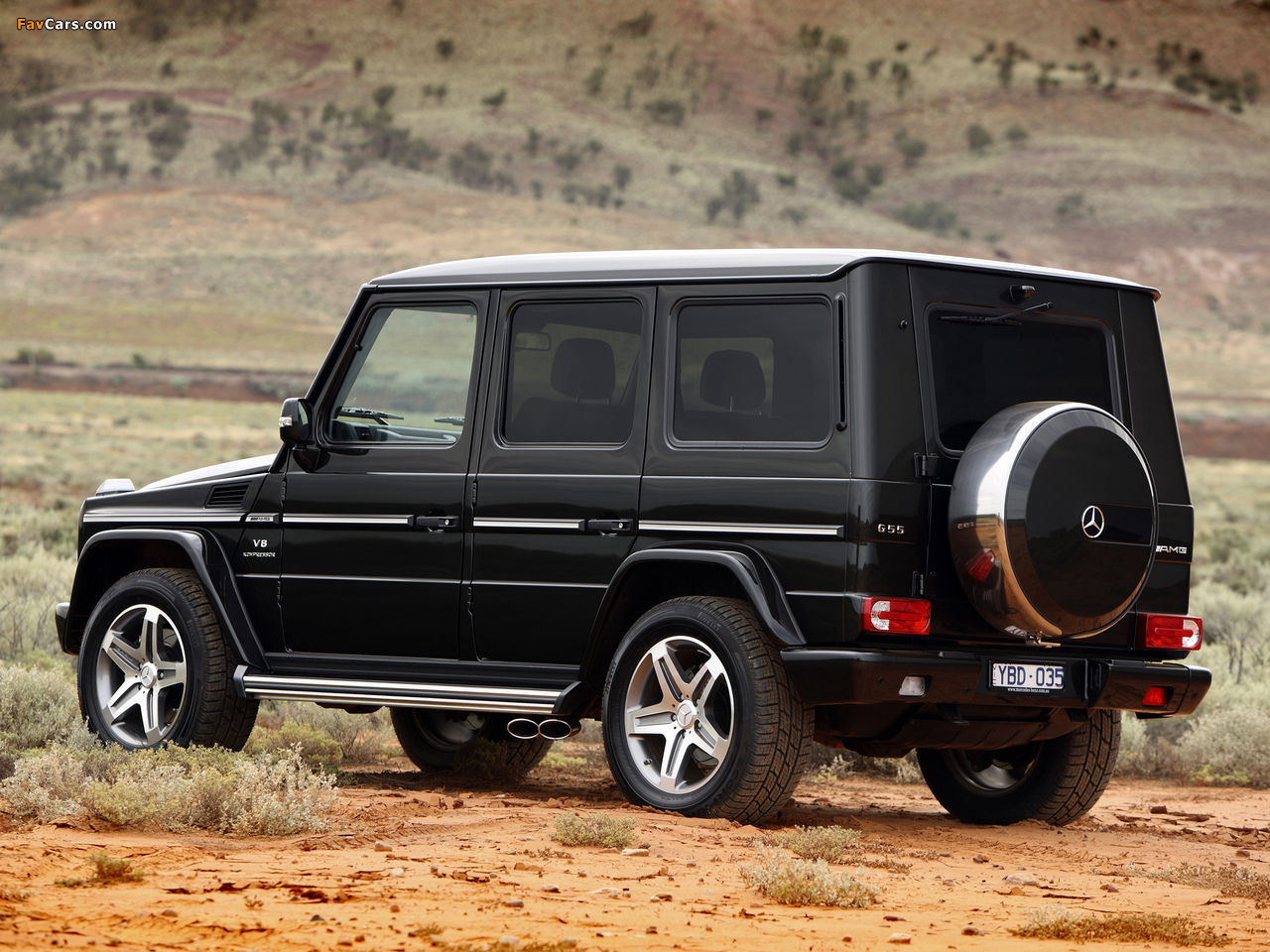 Mercedes-Benz G 55 Kompressor AMG AU-spec (W463) 2008–12 wallpapers (1280 x 960)