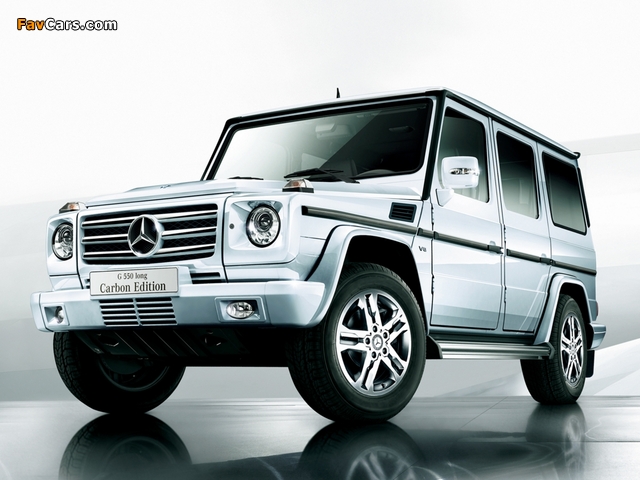 Mercedes-Benz G 550 Carbon Edition (W463) 2010 pictures (640 x 480)