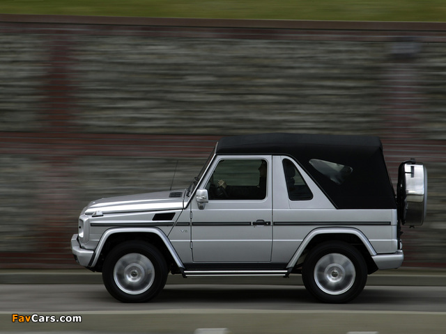 Pictures of Mercedes-Benz G 400 CDI Cabrio (W463) 2000–06 (640 x 480)