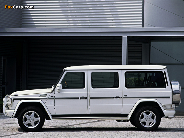 Pictures of Mercedes-Benz G 55 XXL AMG (W463) 2004 (640 x 480)