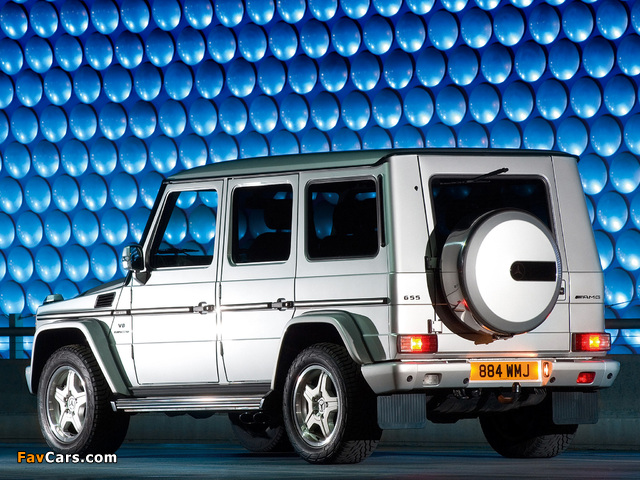 Pictures of Mercedes-Benz G 55 Kompressor AMG UK-spec (W463) 2006–08 (640 x 480)