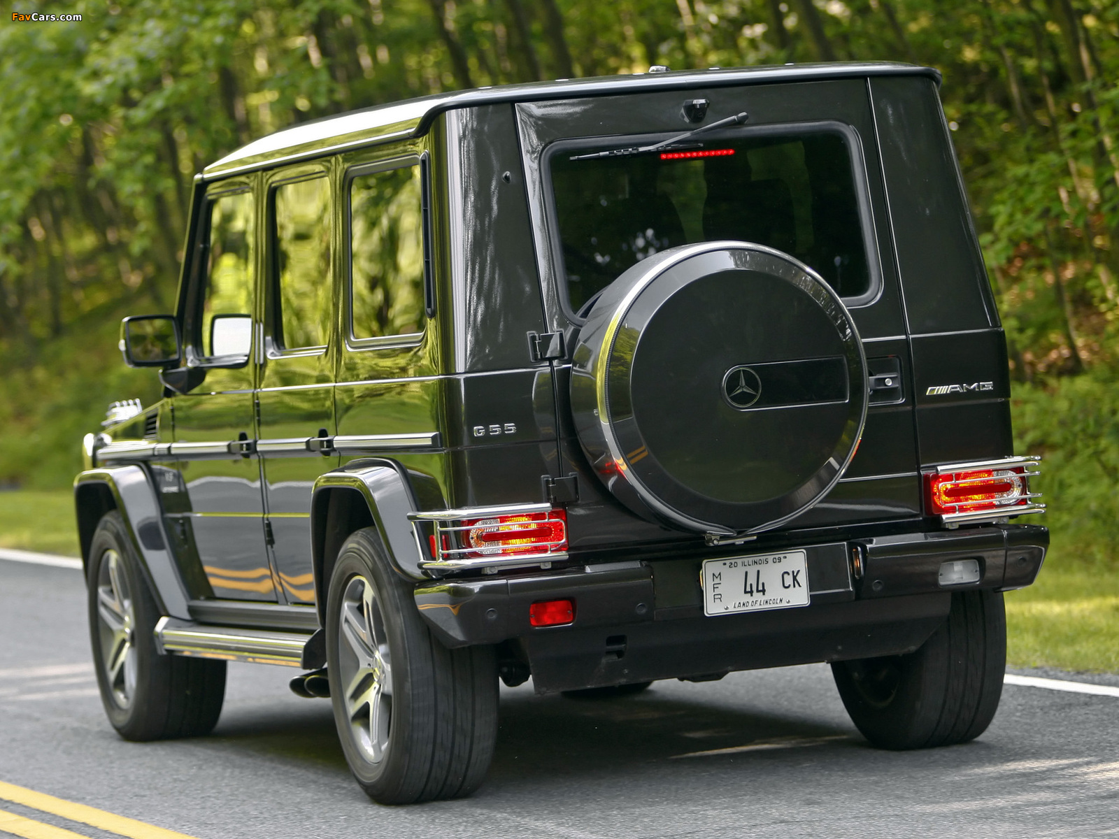 Pictures of Mercedes-Benz G 55 Kompressor AMG US-spec (W463) 2008–12 (1600 x 1200)