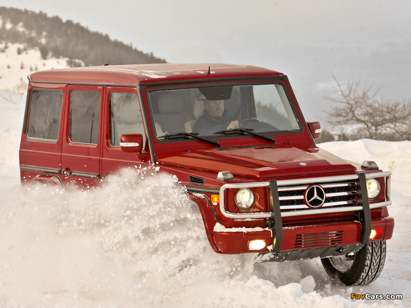 Pictures of Mercedes-Benz G 55 Kompressor AMG US-spec (W463) 2008–12 (800 x 600)