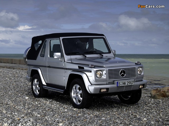 Mercedes-Benz G 400 CDI Cabrio (W463) 2000–06 wallpapers (640 x 480)