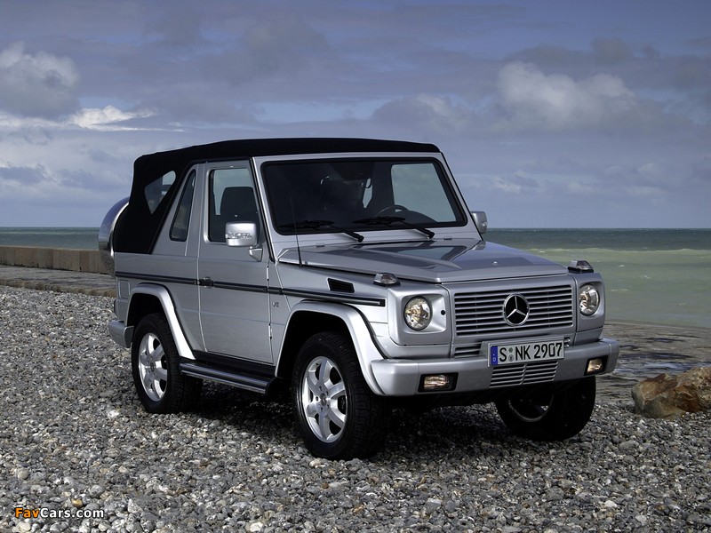 Mercedes-Benz G 400 CDI Cabrio (W463) 2000–06 wallpapers (800 x 600)