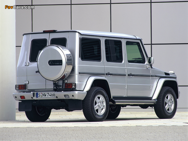 Mercedes-Benz G 500 Guard (W463) 2002–08 wallpapers (640 x 480)