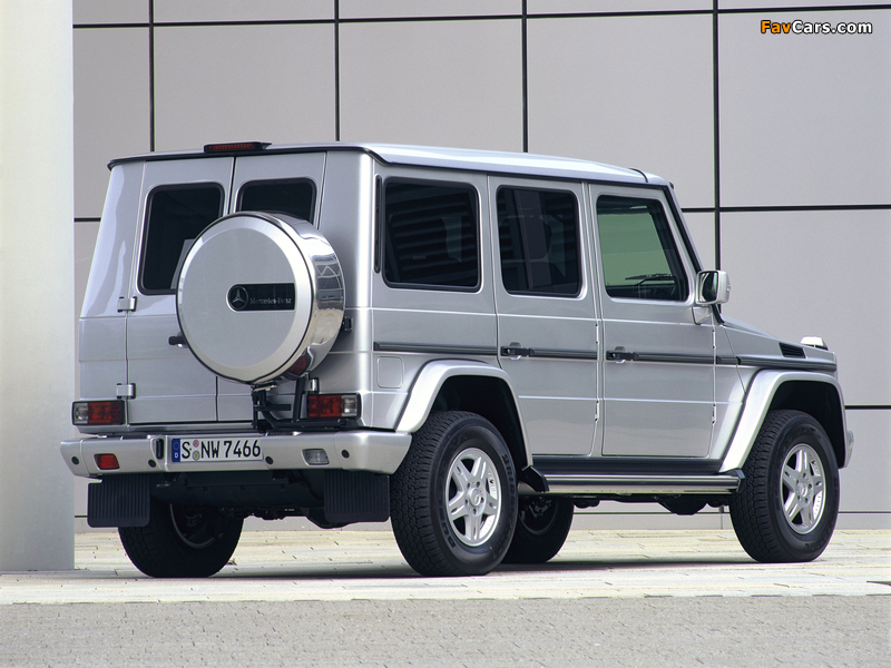 Mercedes-Benz G 500 Guard (W463) 2002–08 wallpapers (800 x 600)