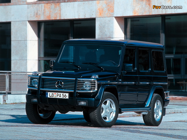 Mercedes-Benz G 55 AMG (W463) 2003–04 wallpapers (640 x 480)