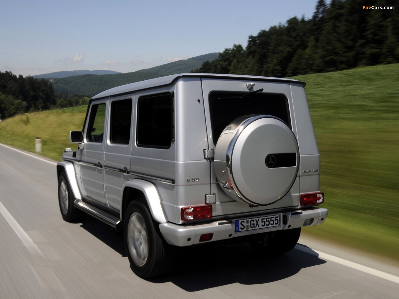 Mercedes-Benz G 55 Kompressor AMG (W463) 2008–12 wallpapers (1280 x 960)