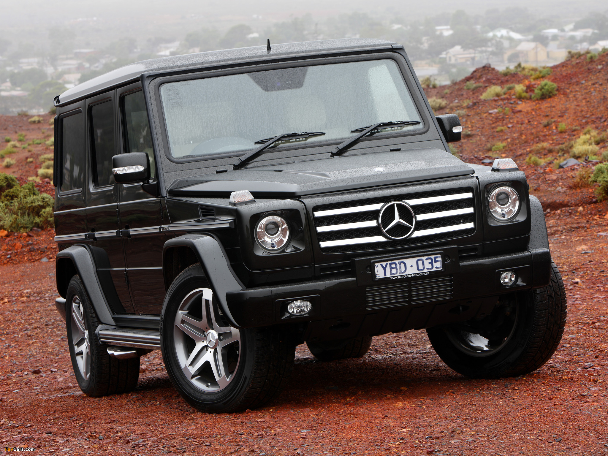 Mercedes-Benz G 55 Kompressor AMG AU-spec (W463) 2008–12 wallpapers (2048 x 1536)