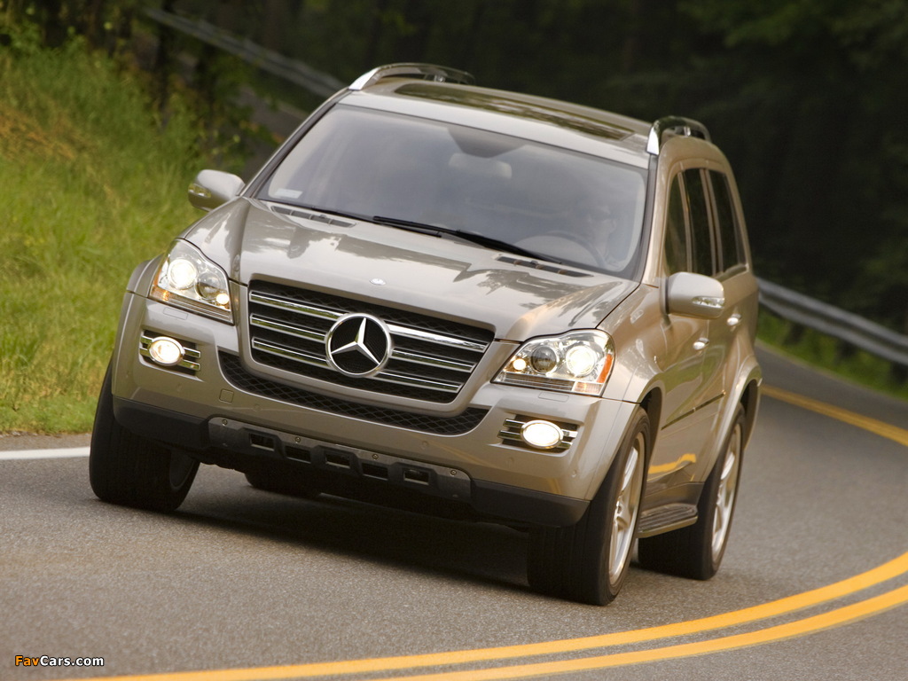 Mercedes-Benz GL 550 US-spec (X164) 2006–09 wallpapers (1024 x 768)