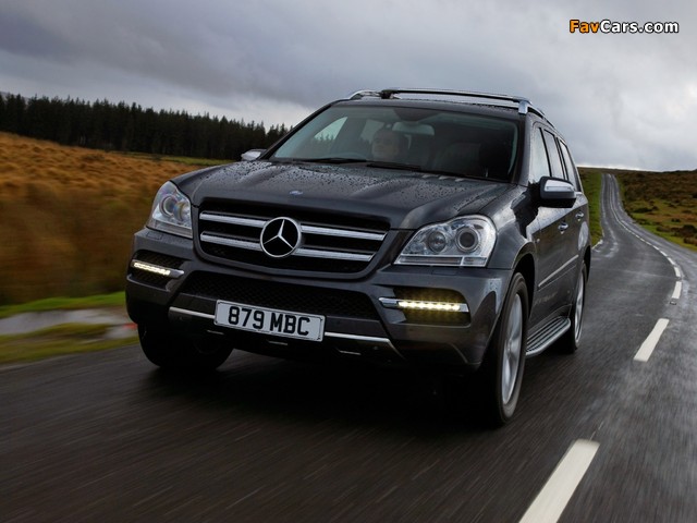 Mercedes-Benz GL 350 CDI UK-spec (X164) 2009–12 images (640 x 480)