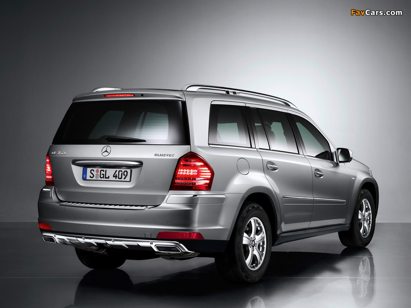 Mercedes-Benz GL 350 BlueTec (X164) 2009–12 wallpapers (800 x 600)