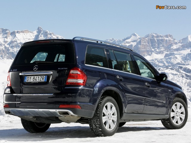 Mercedes-Benz GL 350 BlueTec (X164) 2009–12 wallpapers (640 x 480)