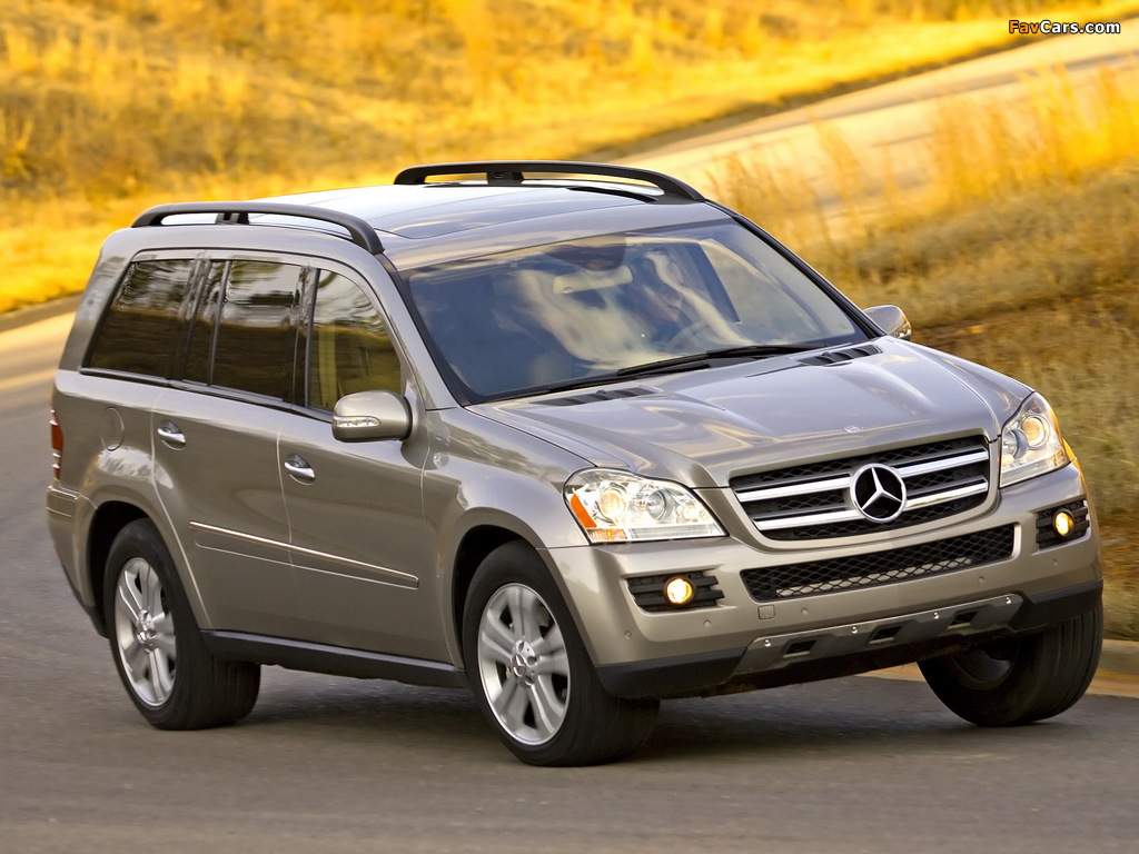 Mercedes-Benz GL 450 US-spec (X164) 2006–09 wallpapers (1024 x 768)