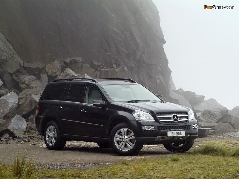 Mercedes-Benz GL 500 UK-spec (X164) 2006–09 wallpapers (800 x 600)