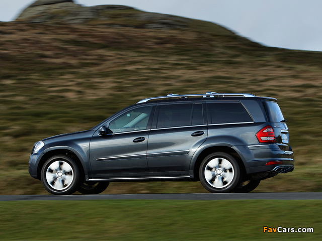 Mercedes-Benz GL 350 CDI UK-spec (X164) 2009–12 wallpapers (640 x 480)