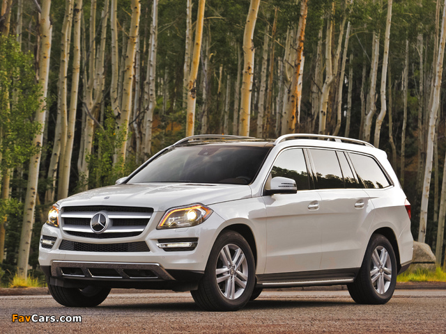 Mercedes-Benz GL 350 BlueTec US-spec (X166) 2012 wallpapers (640 x 480)