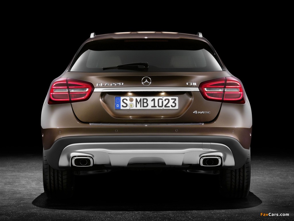 Mercedes-Benz GLA 220 CDI 4MATIC (X156) 2014 wallpapers (1024 x 768)