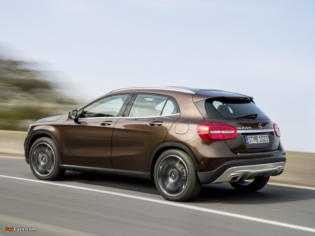 Mercedes-Benz GLA 220 CDI 4MATIC (X156) 2014 wallpapers (1024 x 768)